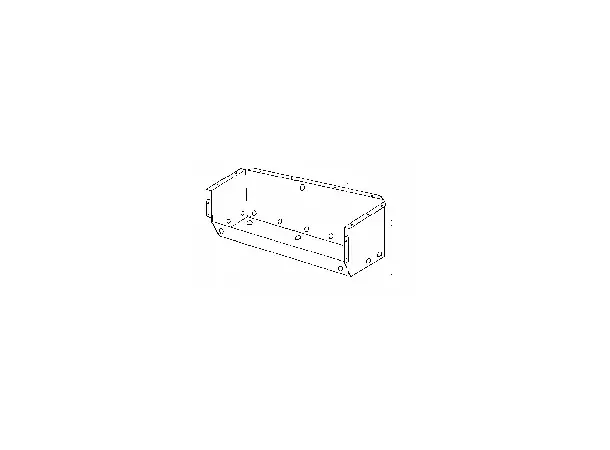 Nedre panel gassluke 650x375x325 mm 683580W 