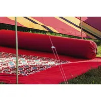 Oppblåsbar lounger BENT XL rød 