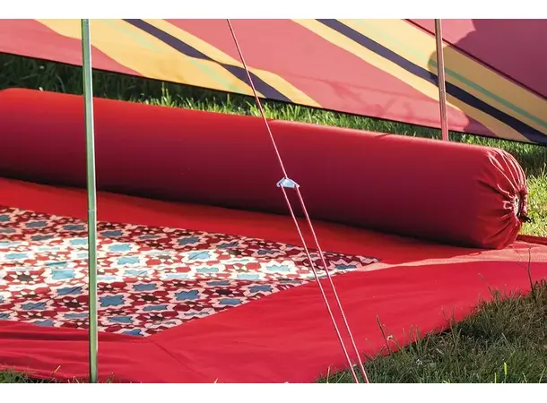Oppblåsbar lounger BENT XL rød | Caravan.no