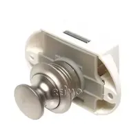 Push lock dobbeltsidig betjening Sølv