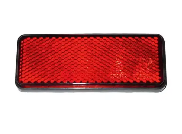 Reflektor 95x38 mm selvklebende rød – 2 stk | Caravan.no