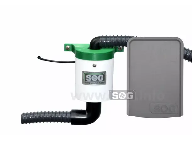 SOG®TT ventilasjonssett mørkegrå For komposttoalett 