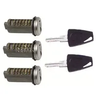STS/Zadi 3 låsesylindere inkl. 2 nøkler 