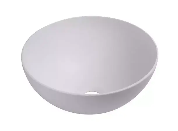 Servant rund hvit, ø300 mm, h135 mm | Caravan.no