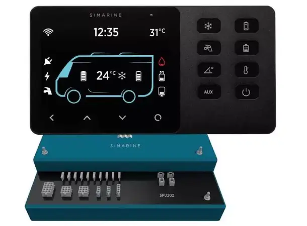 Simarine Caravan Control System Elegant kontrollsystem med app-funksjon 