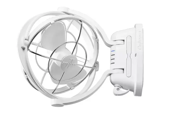 Sirocco II vifte 12/24V – Hvit | Caravan.no