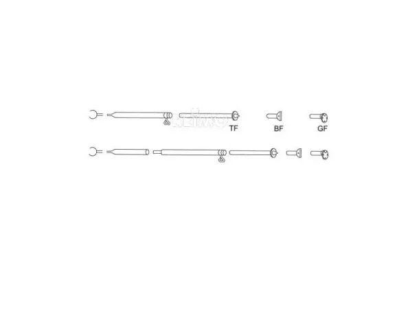 Stormstang Ø28/25 mm i aluminium 165-260 cm 