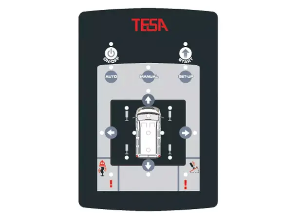 Støtteben TESA Autolift 4 inkl. underlag 