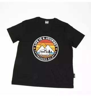 T-skjorte Life Is Journey til dame Størrelse: L