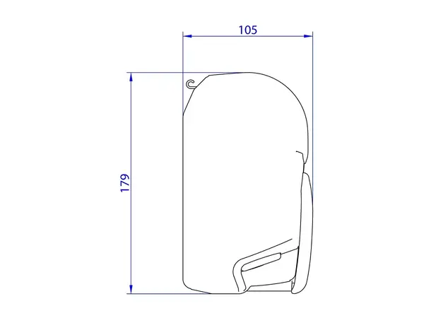 Thule veggmarkise 8000 230V 500 cm Mystic Grey / Sølv 