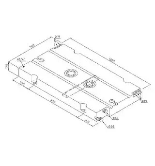 Universal vanntank 110L