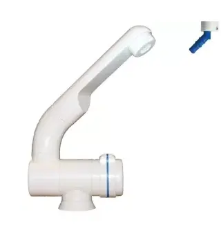 Vannkran Compact Ø20mm m/bryter hvit Vannkrane kald vann