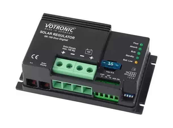 Votronic solcelleregulator – SR 150 Duo Digital | Caravan.no