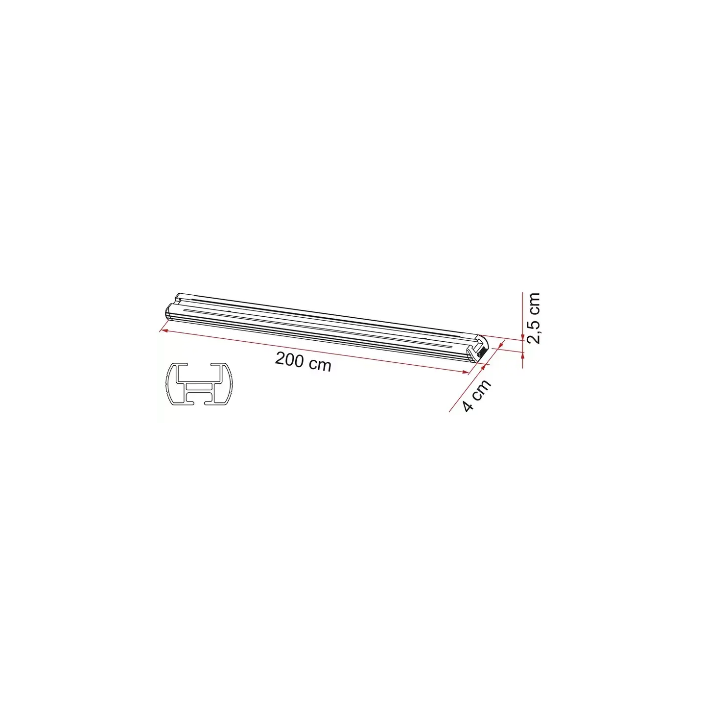 Fiamma Festesystem For Bagasjerom 98655-480 3