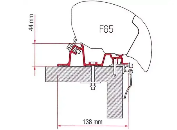 Adapter kit caravan Hobby 2009 98655-921 