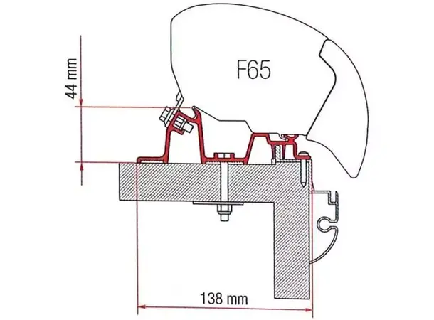 Adapter kit caravan Hobby prem 98655-628 