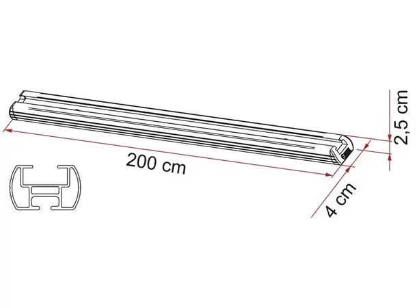 Fiamma festesystem for bagasjerom – 98655-480 | Caravan.no