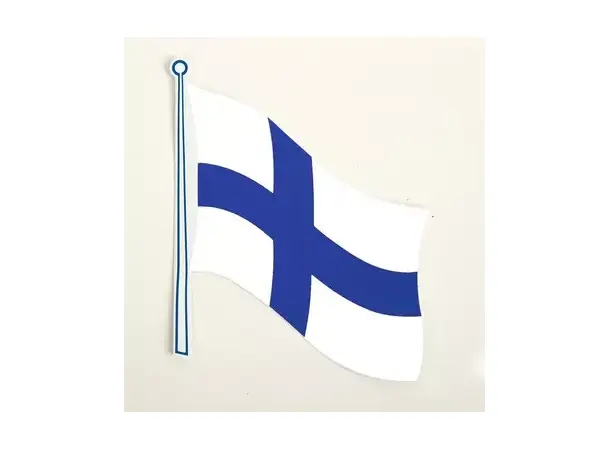 Klistremerke flagg finland 2-pack – 145x125 mm | Caravan.no