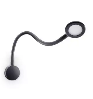 LED-svanehalslampe med 2 stk USB-porter Med berøringssensor