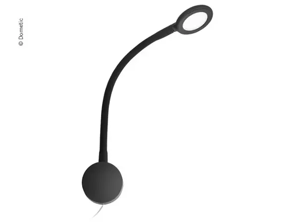LED-svanehalslampe med 2 stk USB-porter Med berøringssensor 