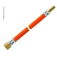 Marine gasslange 40 cm, 8 mm rørstøtte 