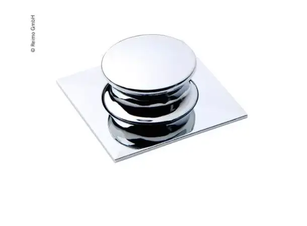 Møbellås krom for 14-16 mm – 35x35 mm | Caravan.no