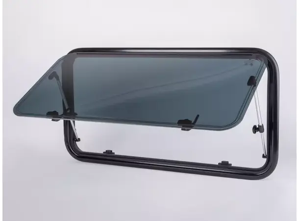 Polyvision curved 686x298 mm Ventilasjonsvindu for buede utvendige ov 