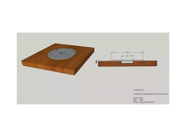Quick Rel.RV FuÃŸ grau | Caravan.no