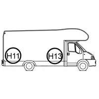 Ramme garasjedør 1200x900 mm høyre bak 218547Z