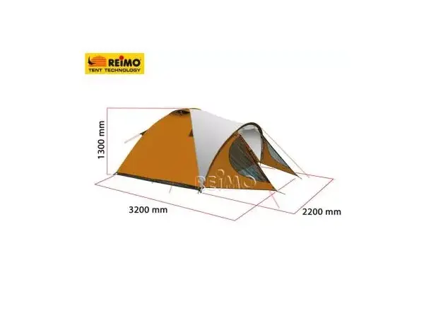 Reimo campingtelt Trekking 4 Z4 for 3 personer 
