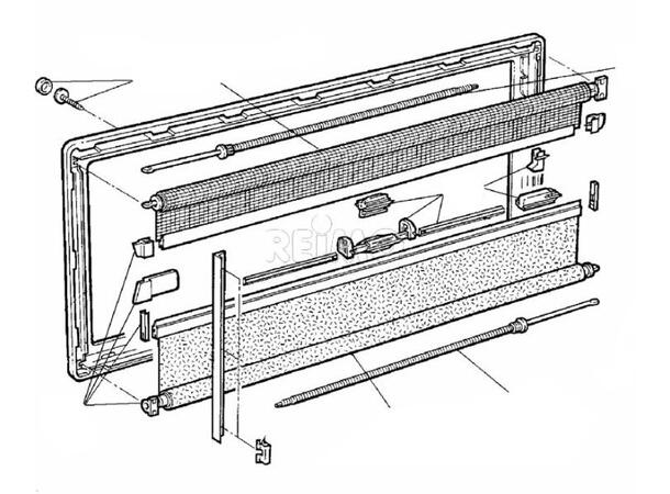 Rullegardin Heki 2 – Illustrasjonsbilde | Caravan.no