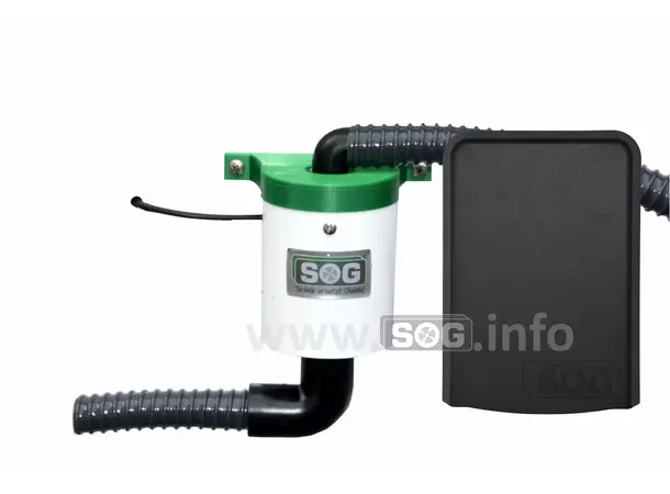 SOG®TT ventilasjonssett svart For komposttoalett 