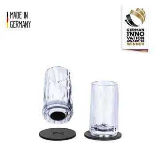 Silwy magnetisk shotglass 40 ml Sett på 2 stk