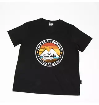 T-skjorte Life Is Journey til dame Størrelse: XL