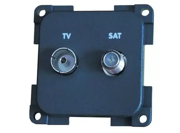 TV + satellitt stikkontakt skifer | Caravan.no