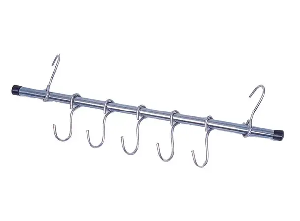 Teltgarderobe med 5 kroker 