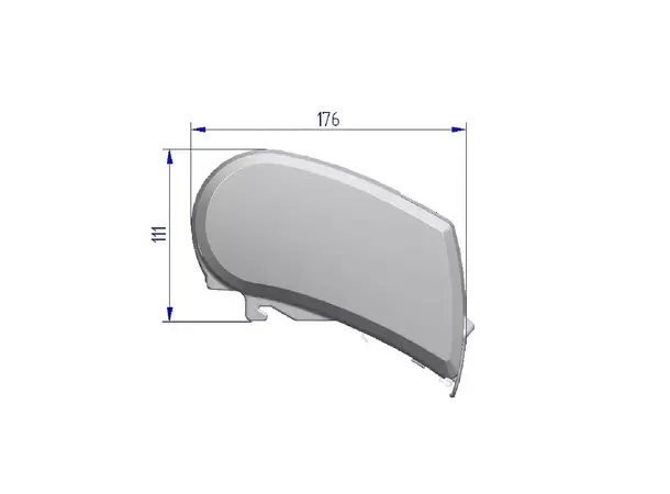 Thule takmarkise 9200 230V 500 cm Mystic Grey / Sølv 