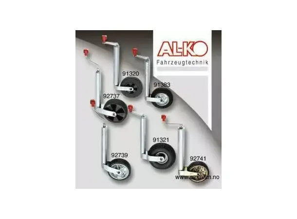 AL-KO støttehjul 215x65 mm – Rør Ø48 mm | Caravan.no