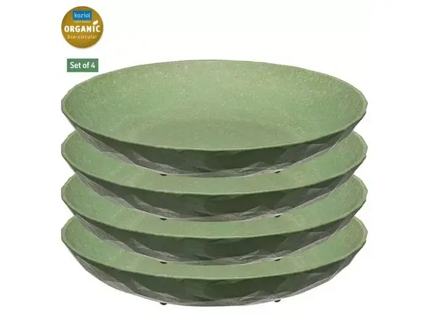 Koziol dyp tallerken Club Ø22 cm Sett på 4 stk 