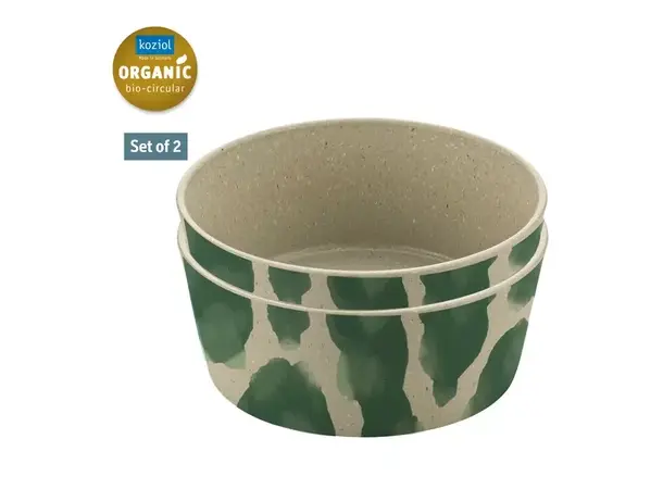Koziol skål Monstera Splash 900 ml Sett på 2 stk 