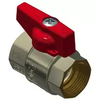 Kuleventil 3/8'' i aluminium Med håndtak