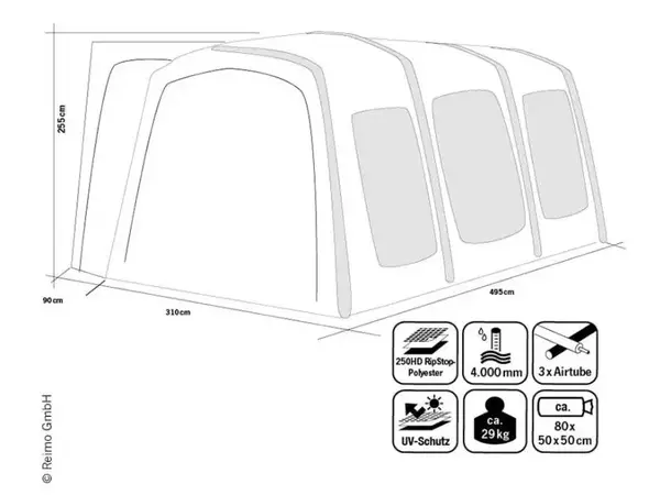 Luftfortelt Movelite 4 Low 2018 | Caravan.no