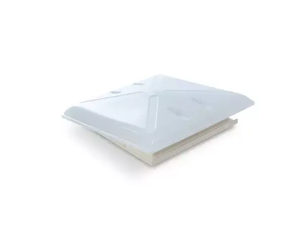 MPK takluke 40x40 cm grå Med rullegardin og myggnett 