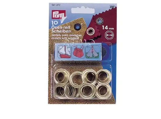 Maljer Ø14 mm for kalesjer og fortelt – 10 stk | Caravan.no