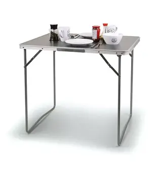 Mc Camping campingbord Jesper 80x60 cm Mørkegrå