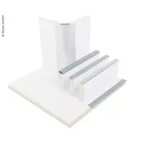 Møbelplate 15 mm hvit høyglans 60x120 cm