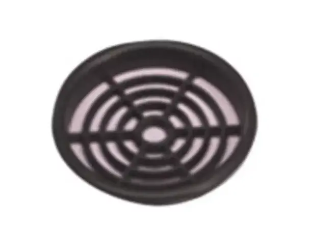 Møbelventilasjonsrosett Ø60 mm grå 