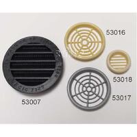 Møbelventilasjonsrosett Ø60 mm grå 