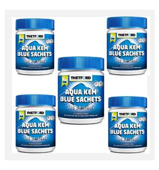 Pakkepris Aqua Kem 6 stk Pakke til 90 toalettømminger. Sesongpakk