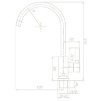 Reich blandebatteri Trend S Med bryter